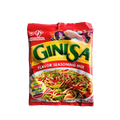 A packet of ginisa seasoning mix featuring vibrant graphics and ingredients, ideal for enhancing Filipino dishes.