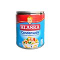 Alaska Condensada Sweetened Condensed Creamer 370g can. It features a creamy, sweetened condensed creamer ideal for desserts, beverages, and everyday recipes.