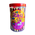 Junior Stik-O Ube Wafer Stick. It features crispy, light wafer sticks with a sweet and creamy ube-flavored filling for a delicious snack.
