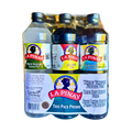 La Pinay Trio Pack Promo featuring White Vinegar, Lite Soy Sauce, and Fish Lime Sauce. It includes three flavorful Filipino condiments for cooking, dipping, and seasoning a variety of dishes.