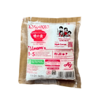 A bag of msg featuring a child's smiling face printed on the front, emphasizing a playful and inviting design.