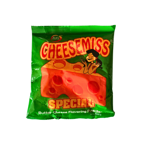 A 200g package of Cheesemiss special cheese, featuring a vibrant label and a clear view of the cheese inside.