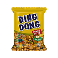 A bag of Ding Dong mixed nuts featuring a variety of nuts, including almonds, cashews, and peanuts, displayed on a white background.