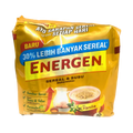 A close-up of an Energen cereal, showcasing its texture and ingredients, with a focus on its nutritious appeal.