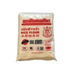 A 1kg bag of Thai rice flour, featuring a colorful design and clear labeling of the product name and weight.