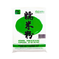 A bag of glutinous rice flour featuring Chinese characters prominently displayed on the packaging.