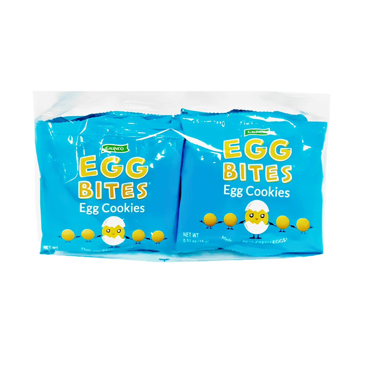 Close-up of egg bites resembling cookies, featuring a light, airy appearance and a slightly crispy edge.