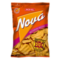 A bag of Nova BBQ chips, showcasing the vibrant packaging and logo prominently displayed on the front.