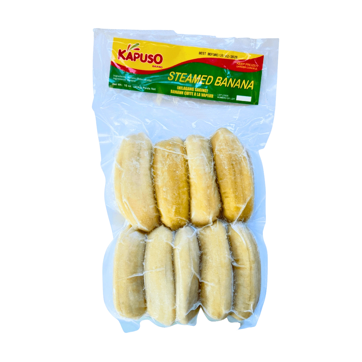 A plastic bag containing several ripe bananas, showcasing their yellow color and curved shape.