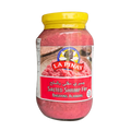 La Pinay salted shrimp fry jar with a vibrant label showcasing shrimp and traditional ingredients.