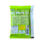 A packet of buko pandan jelly powder featuring a prominently displayed label indicating the brand and flavor.