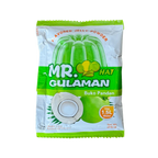 A bag of Mr. Gulaman fruit jelly mix displayed against a white background.