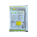 A packet of unflavored jelly powder featuring a prominently displayed label indicating the brand and flavor.