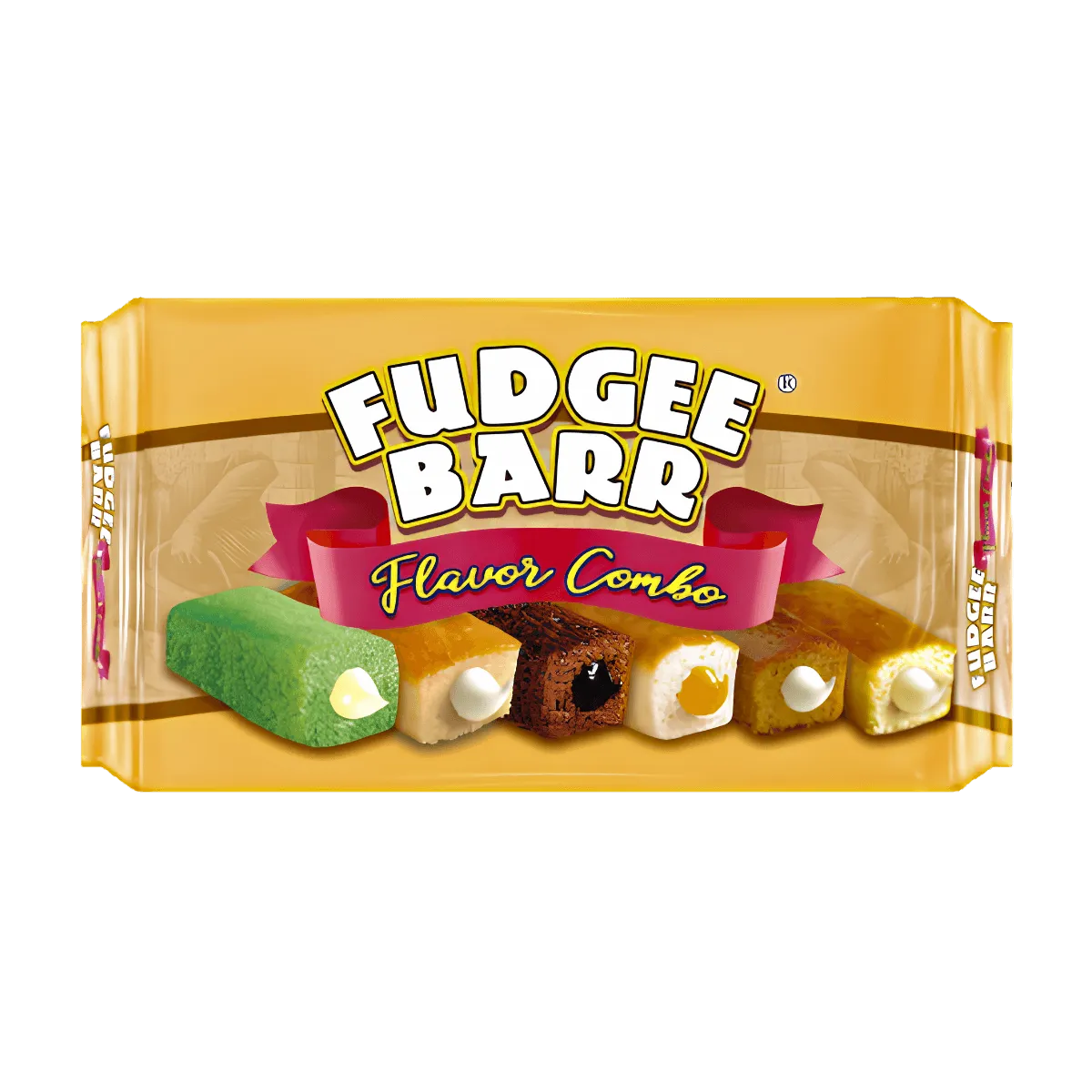 A decadent fudgee barr flavor combo, featuring rich chocolate layers.