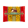 A package of San Remo elbows pasta featuring the brand name prominently displayed on the front.