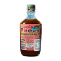 Sweetened Filipino vinegar bottle on a white background, highlighting its bright yellow contents and distinctive packaging.