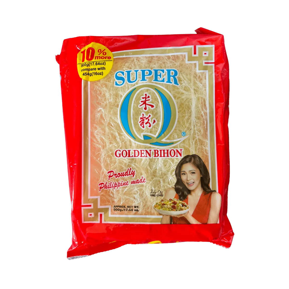 Close-up of Super Q Golden Bihon, highlighting its vibrant golden color and potential for improved nutrition.