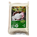 1kg package of glutinous rice, showcasing the product's label and nutritional information.